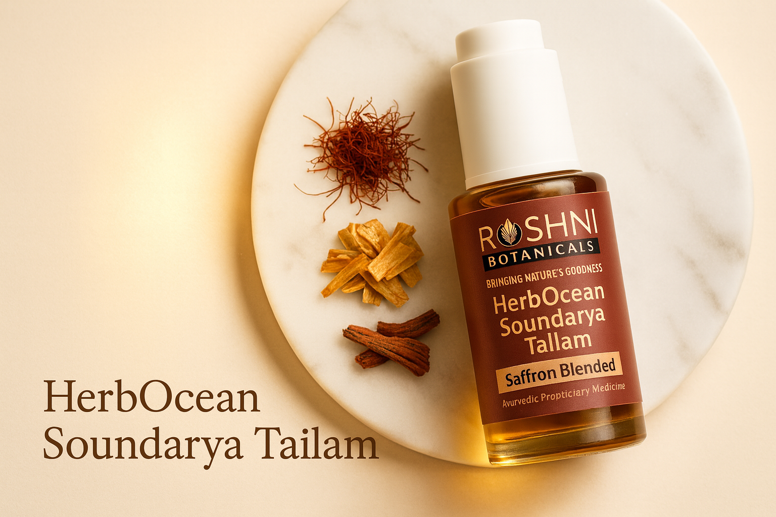HerbOcean Soundarya Range: Unlocking the Power of Saffron (Kesar) for Radiant Skin